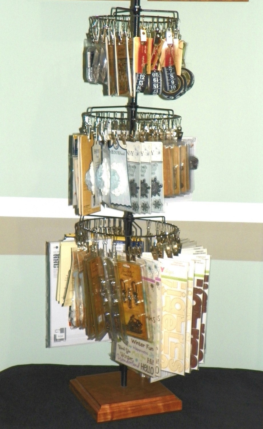 Large 3 Teir Spinning Storage / Display Tree.