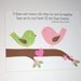 Baby Girl Room Decor, Children, Nursery Art, Birds, Pink, Verse, If There Ever Comes A Day, Winnie the Pooh Quote