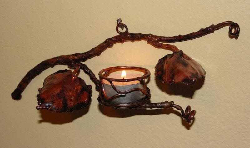 Copper tea light