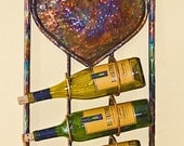 Copper Heart Wine Rack