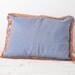 1920's Silk Ribbon American Flag Pillow - Folk Art Hand Embroidered 48 Stars