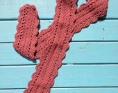 Crochet Scarf Pattern - Sam's Skinny Scarf Crochet Pattern No.508 Emailed2U TWO Sizes uses DK weight (Australian 8ply) yarn