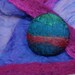 Indigo Flow Neckscape - silk scarf