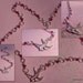 Sterling Silver Sparrow Fuchsia Swarovski Crystal Necklace