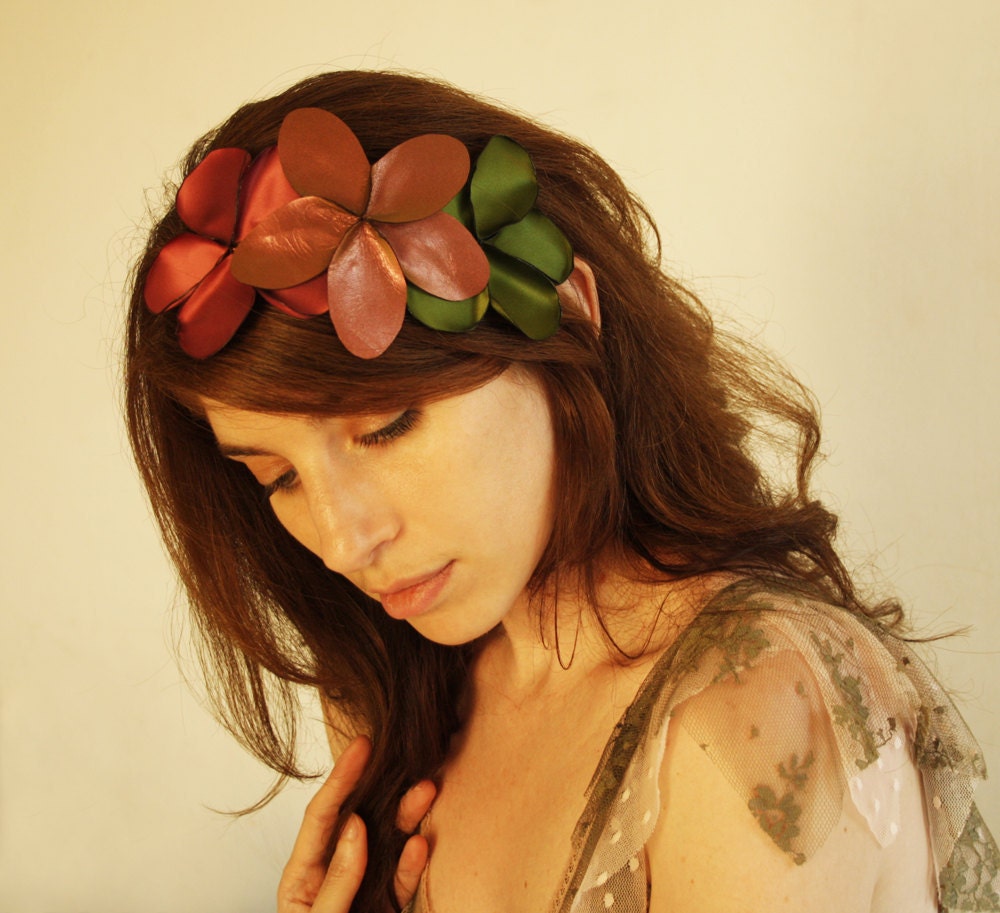 ON SALE Artemis Floral Woodland Fascinator