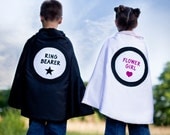 Ring Bearer - Ring Bearer Cape - Wedding party gift for ring bearer or flower girl