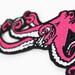 Octopus Headband, Hot Pink, Embroidered