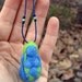 Needle Felted Earth Mama pendant -  Original design by Borbala Arvai,  READY To Ship