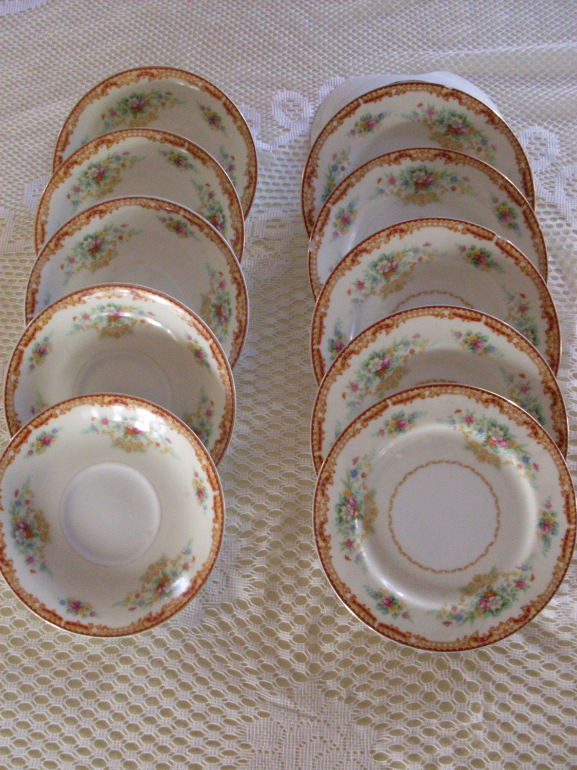 Set of Ten Adline China Made In Occupied Japan by ThirtySixCreek