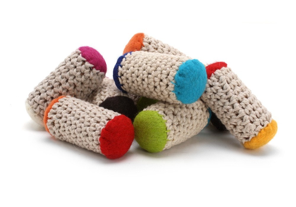 Bamboleos - Re-purposed Wine Cork Cat Toys with Organic Catnip (Tequila Sunrise Three-pack)