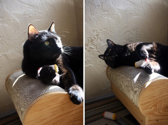 Bamboleos - Re-purposed Wine Cork Cat Toys with Organic Catnip (Tequila Sunrise Three-pack)