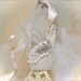 Shabby Chic Lace Pointe Shoe. Altered OAK ballet shoe for home decor or gift. Ready to ship.