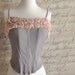 Prom blush taupe blossom bodice-- Ballerina style. Size medium 50% off.