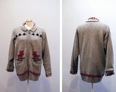1960s Cowichan Sweater - XL