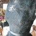 Vintage 1950s Black chantilly lace bombshell cocktail dress pin up girl wow