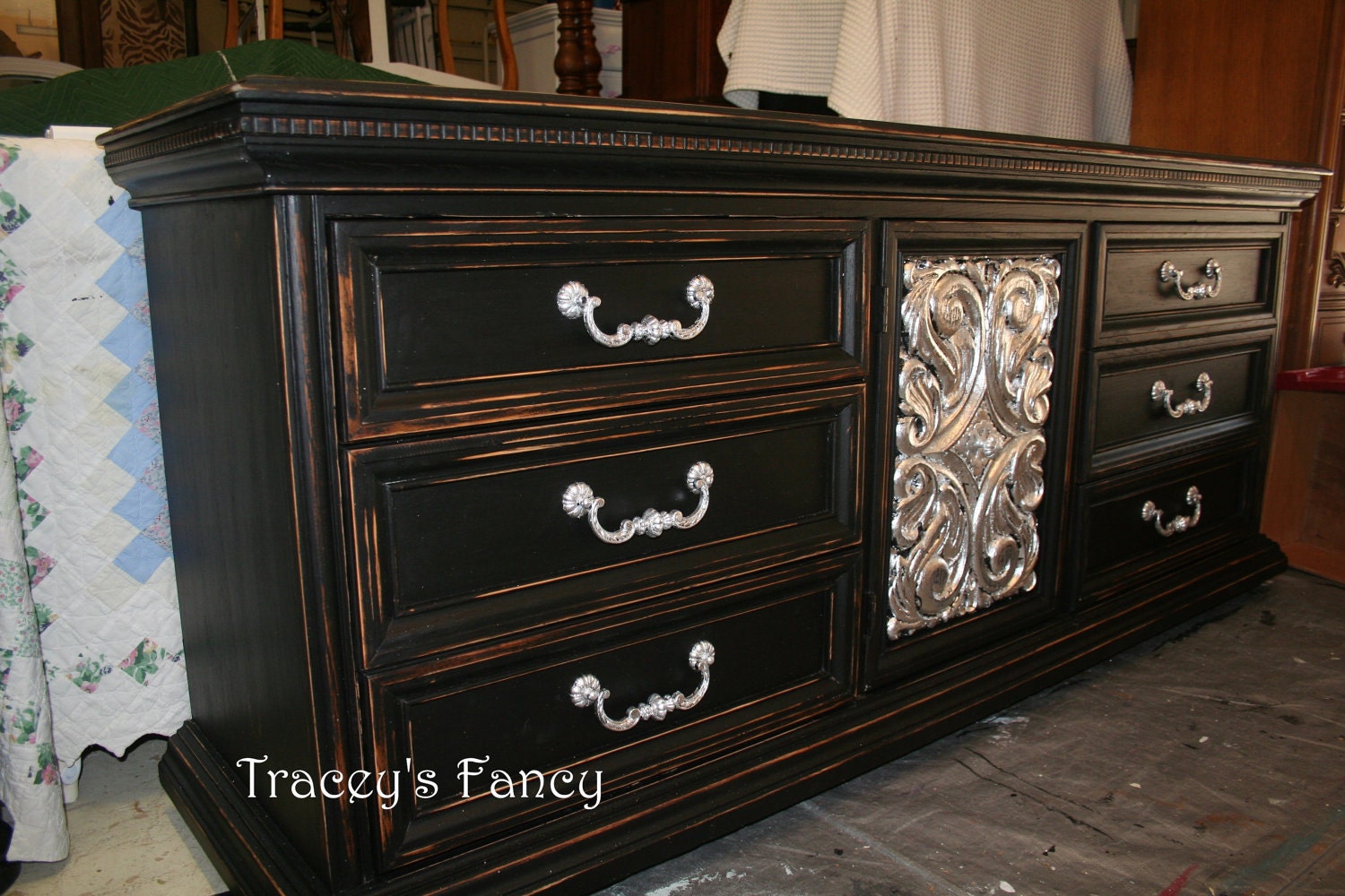 Custom Painted French Provincial Dresser - MADE TO ORDER