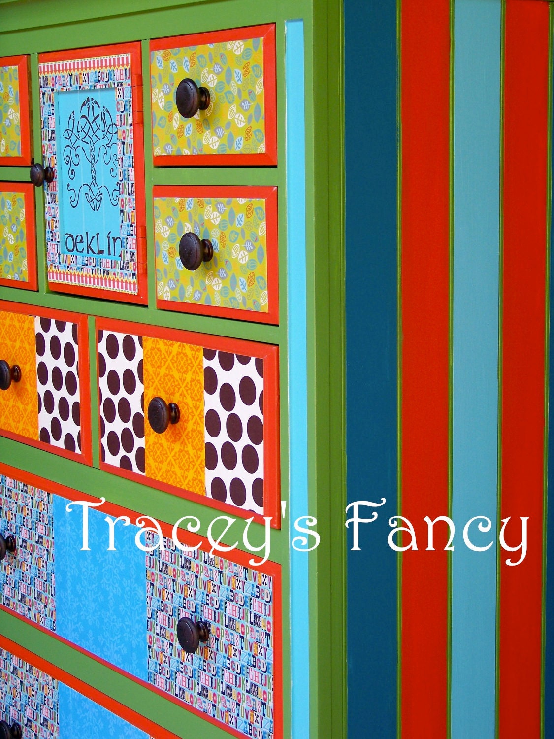 Painted Cottage Dresser/Chest of Drawers "Happy" - MADE TO ORDER