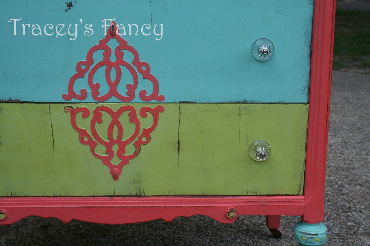 Jester-Custom Painted Dresser/Chest of Drawers MADE TO ORDER