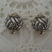 Gold & Silver Plated Braided Design Earrings