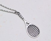 Exercise More - Tennis Racket Necklace (N114)