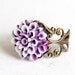Lilac Dahlia Ring