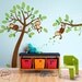 Tree Wall Decal Wall Sticker - Monkeys on Tree Decal - dd1050