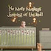 No More Monkeys Jumping On The Bed - dd1028 Vinyl Sticker Wall Decal Kids Children Nursery
