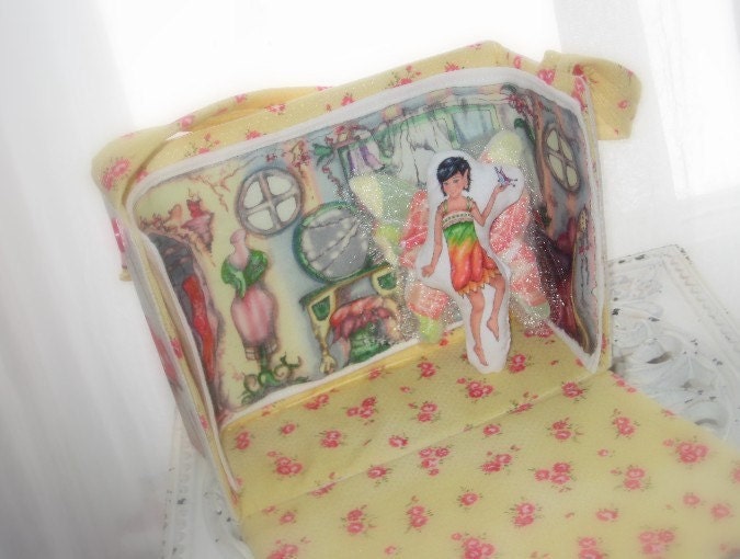 Bedroom Interior Scene for Interchangeable Fairy House