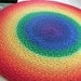DEPOSIT for Rainbow Rug made from braided recycled t shirt