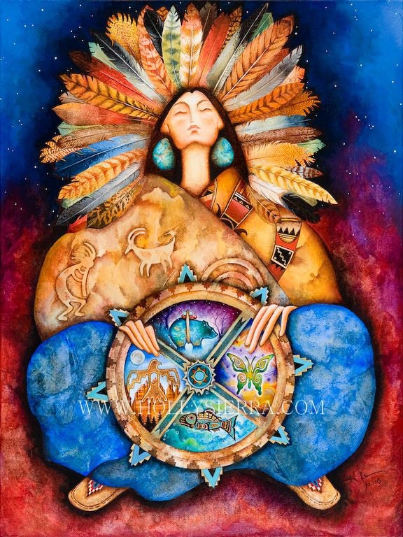 Nahimana - Native Goddess Of The Medicine Wheel