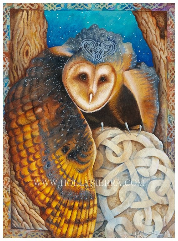 The Celtic Owl - His Winged Majesty