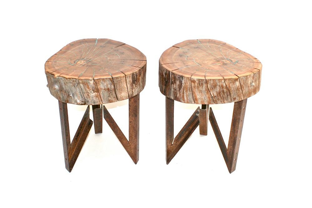 Industrial Walnut Revolution Table