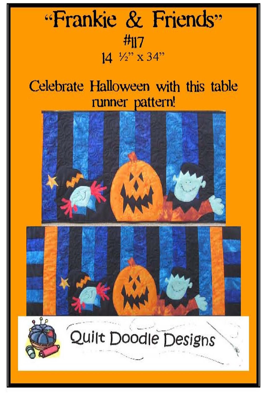 Frankie and Friends Table Runner Pattern