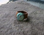Copper and Turquoise Ring