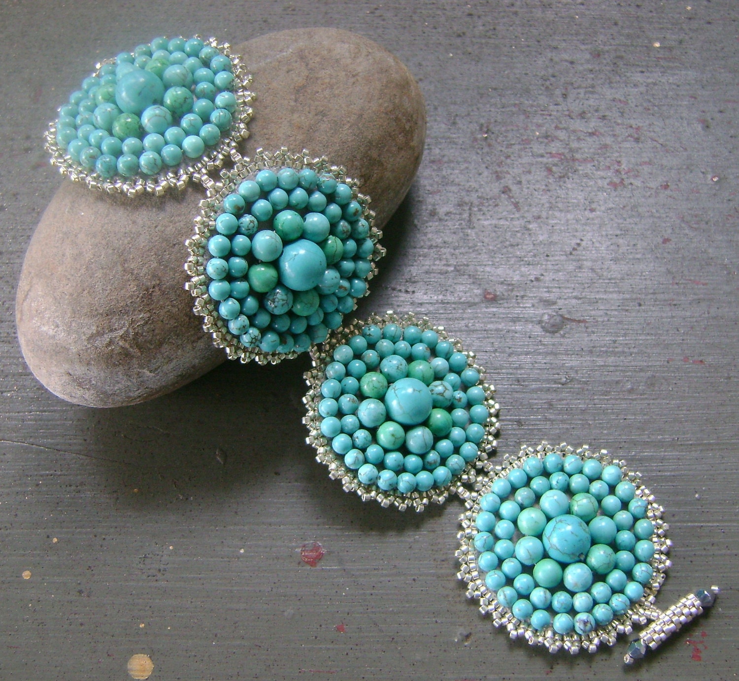 Turquoise Beaded Bracelet