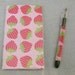 ON SALE NOW - Sweet Summer Strawberries Matching Pocket Calendar and Pen Gift Set