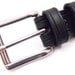 1 1/4 American made leather belt Stainless steel buckle Black latigo men women saddle groove