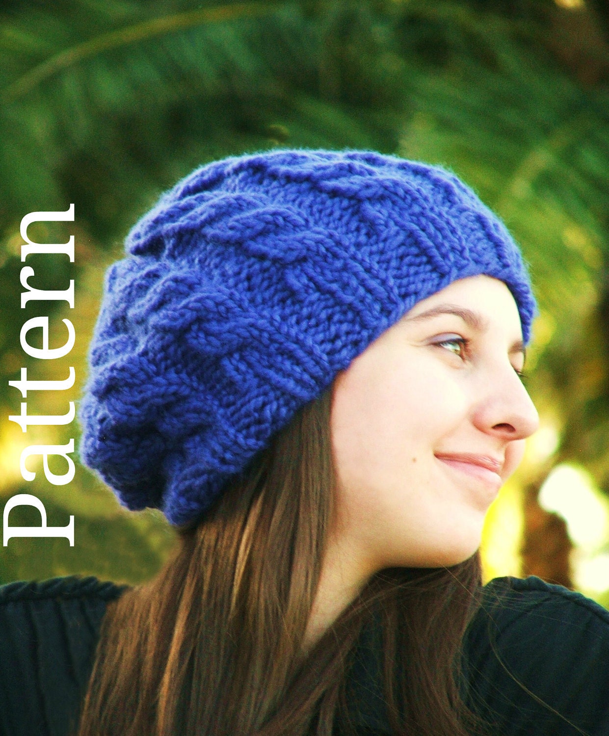 Knitting Pattern - Knit Hat Knitting pattern PDF - Cable Hat Pattern - Winter Accessories