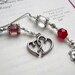 Personalized Bookmark - BIRTHSTONE Beaded Book Thong for Mom or Grandma with a Birthstone Bead for EACH child or grandchild
