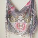 Carnations and Traditional YEMENI Turkish Oya Scarf ..wedding,bridal,authentic, romantic, elegant, fashion,april,spring