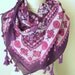 SQUARE Tasseled Turkish Cotton  Scarf ..%100 Cotton..