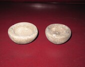 Carved Stone Paint Pots, Reproduction Artifacts