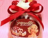 White Chocolate Raspberry Torte- 18oz. Gourmet Jar Candle