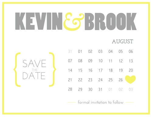 Save the Dates