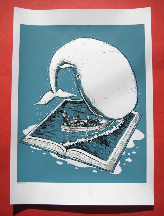 Thar She Blows  limited edition screenprint