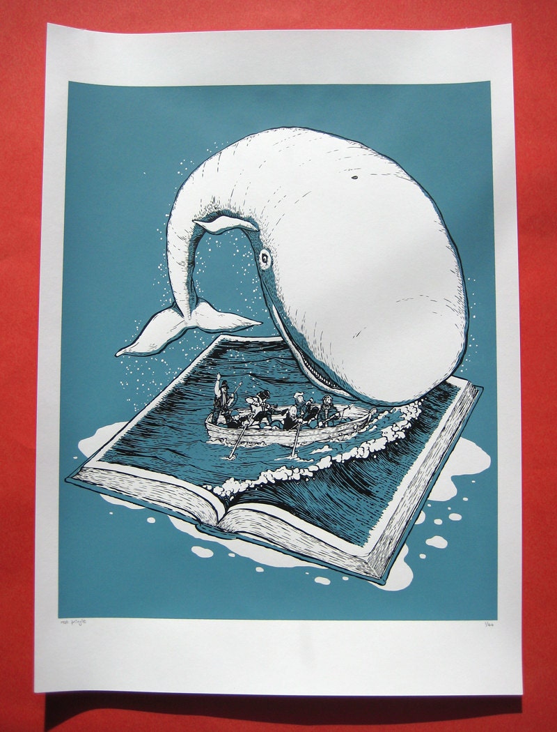 Thar She Blows  limited edition screenprint