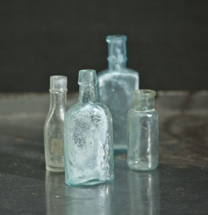 INSTANT COLLECTION of Small Glass Bottles