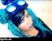 Cyb3rburn's Led Burning Man Steampunk Cyber Goth Goggles