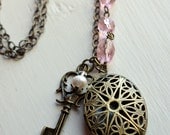 The Megan -- An Antique Inspired Perfume Locket