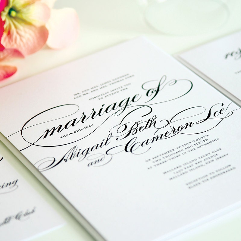 Marriage Wedding Invitations, Purchase this Deposit to Get Started
